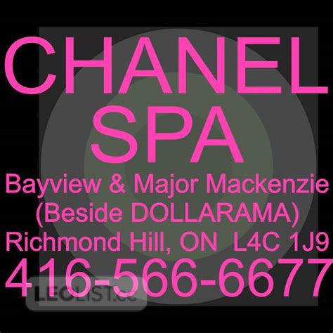 chanel spa richmond hill